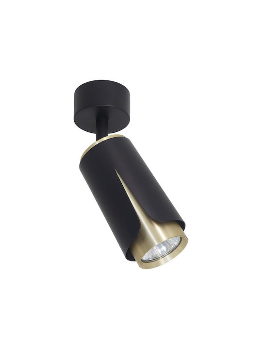 Eko Light Single Spot with Socket GU10 in Black Color