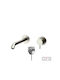 Cora Cosmo Built-in Mixer & Spout Set for for Bathroom Sink Silver