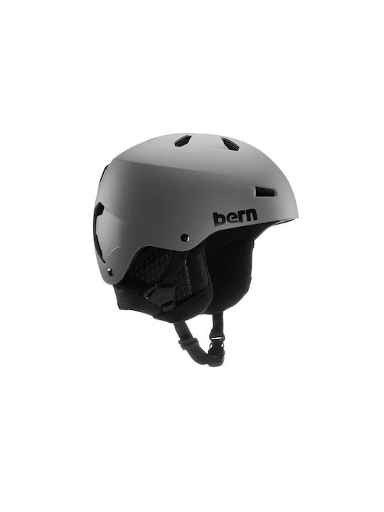 Bern Macon Helmet for Ski & Snowboard Gray