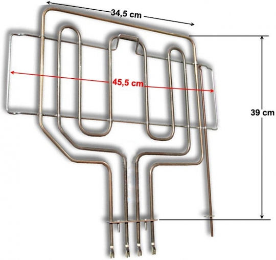 Upper Replacement Heating Element for Oven Compatible with Bosch