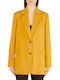 Liu Jo Damen Blazer Gelb