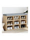 Entry Furniture with Shoe Rack & Bench Sonoma Oak 82x32x50cm