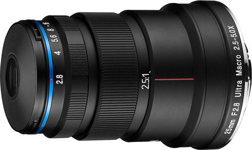 Laowa Crop Φωτογραφικός Φακός 25mm F2.8 2.5-5x Ultra Macro / Wide Angle για Canon RF Mount Μαύρος