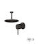 La Torre Elle 316 Set Mixer & Cap Duș Îngropată pentru Duș 1 Ieșire Inox Negru