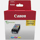 Canon CLI-521 Original Pack of 3 InkJet Printer...