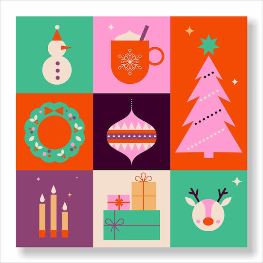 Fritzyart Christmas Set Ramă Plastic 40x40cm