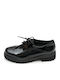 Γυναικεία Oxfords από Λουστρίνι σε Μαύρο Χρώμα