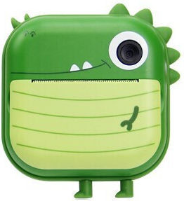 Kids Camera Instant Print Camera for Children 48MP 1080P Детски Фотоапарат 48МР с Термален Печат Зелен