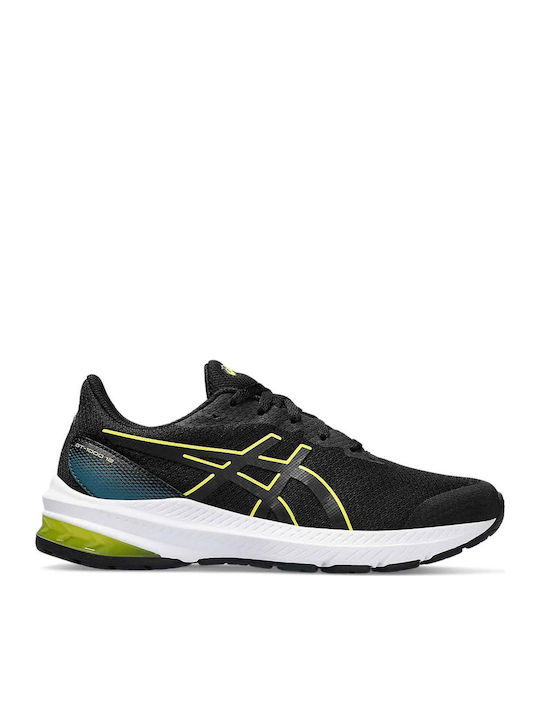 Gt-1000 12 Kids Sports Shoes Running with Laces Black