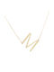 Psomas Charm Monogramm "Μ" aus Gold 14K