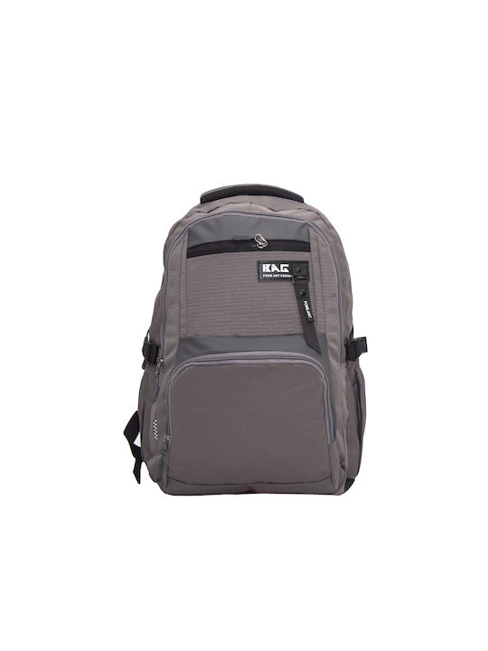 Juxianzi Men's Fabric Backpack Gray