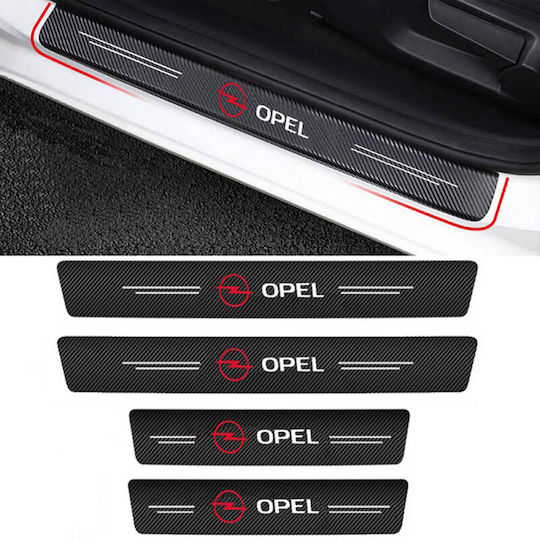 Car Interior Decorative Door Sill 4 Pieces