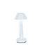 V-TAC Metallisches Tischlampen LED mit Weißem Hut und Basis