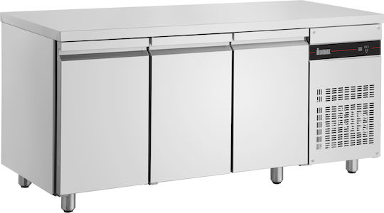 Inomak Commercial Refrigerator with 3 Doors L179xD70xH87cm
