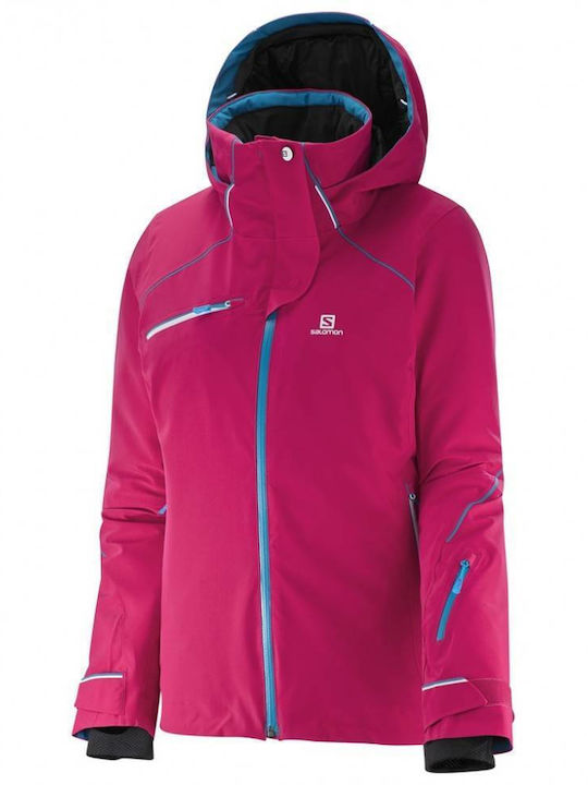 Salomon L38243600 Feminin Jachetă pentru Schi & Snowboard Roz