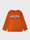 Kids' Shirt Long Sleeve Brown