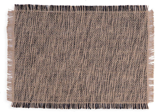 Nef-Nef Homeware Varis Σουπλά Υφασμάτινο Μαύρο 33x48cm 031740 2τμχ