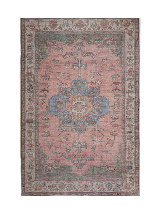 Viokarpet Plumeria 5108-01 Rug Rectangular Summer Cotton Pink