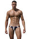 Herren Slips Dark Blue mit Mustern 1Packung