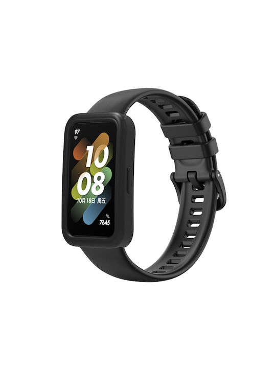 Armband Silikon Schwarz (Huawei Band 8)