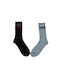 Converse Crew Socks Black 2Pack