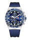 Mini Focus Herrenuhr 42.5mm Batterie mit Blau Kautschukarmband