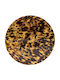 Caspari Placemats Rotund Lemn Maro 38cm 1buc