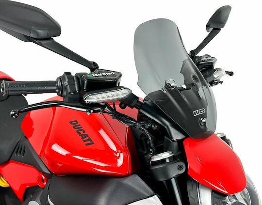 WRS Transparentes Visier Motorrad für Ducati Diavel DU029FS