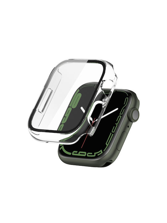 Πλαστική Θήκη σε Διάφανο χρώμα για Apple Watch Series 9 / 8 / 7