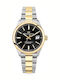 Philip Watch Herrenuhr Batterie mit Gold Metallarmband