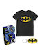 Pyramid International T-shirt Batman Μαύρο