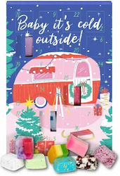 Bomb Cosmetics Advent Calendar Baby It's Cold Outside Suitable for All Skin Types with Soap 24τμχ