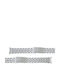 New Era Metallic-Armband Silber 20mm