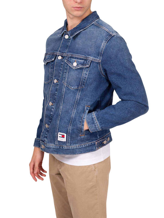 Tommy Hilfiger Men's Winter Denim Jacket Denim Dark