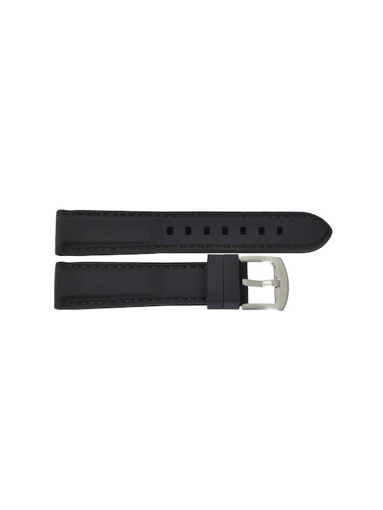 New Era Rubber Strap Black 20mm