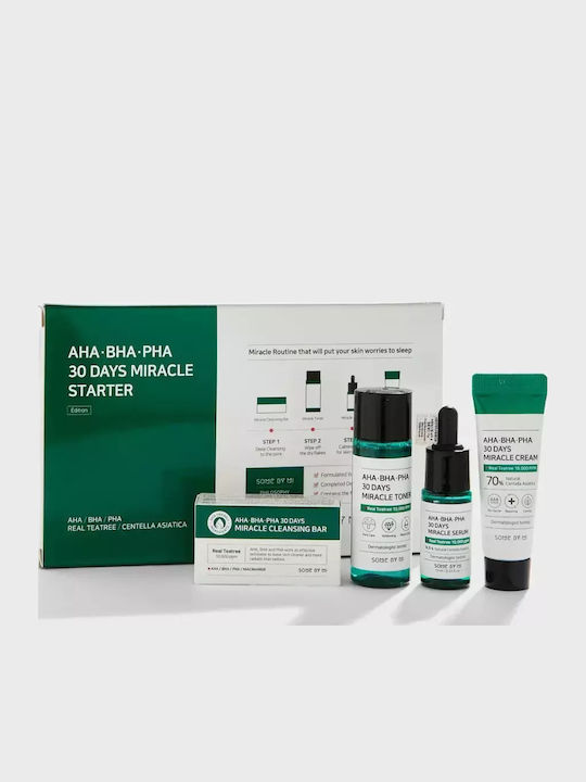 Some By Mi Aha Bha Pha 30 Days Miracle Starter Kit Hautpflegeset für Feuchtigkeitsspendend