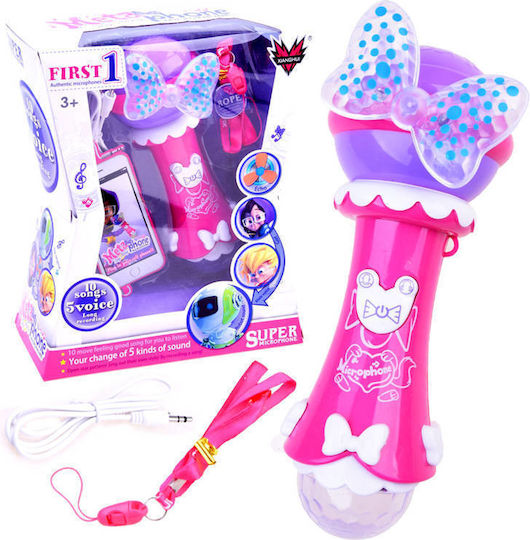 Jokomisiada Karaoke Microphone Pink for 3+ Years