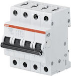 Abb Automatic Circuit Breaker 25A Quadruple-pole 32334