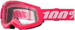 100% Ochelari de motocross Strata 2