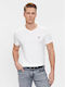 Caleb Men's Undershirts Short-sleeved White 2Pack