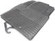 Refref Set of Front and Rear Mats 4pcs Tray Type for Kia Sorento Hyundai Santa Fe 2015+ Black