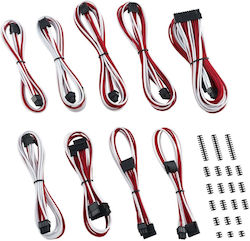 Cablemod RT-Series Classic Cable Kit for ASUS & Seasonic 24-Pin ATX / 8-Pin EPS / 4-Pin EPS / 8-Pin PCIe / 6-Pin PCIe - 24-Pin ATX / 8-Pin EPS / 8-Pin PCIe / 6-Pin PCIe Cable Πολύχρωμο CM-RTS-CKIT-NKWR-R