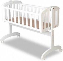 Onna Cradle Troll Nursery with Wheels White