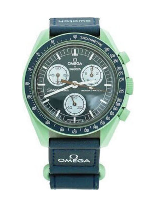 Swatch Moonswatch Mission Ceas Bărbați Baterie Cu Brățară Ceramică