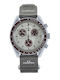 Swatch Moonswatch Mission Men's Watch Battery with Gray Ceramic Bracelet
