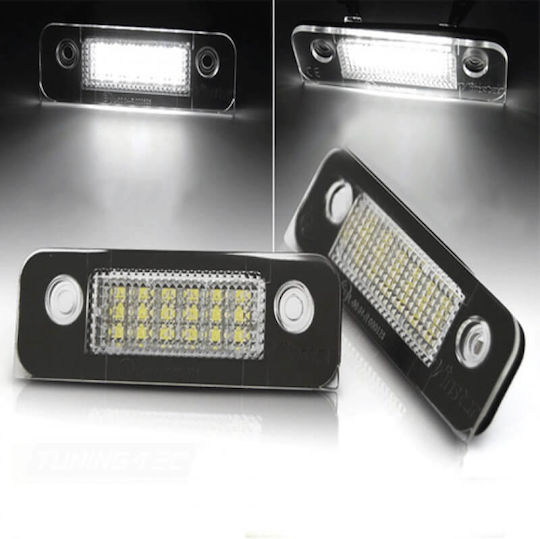 LED License Plate Lights Ford Fiesta 2002-2005 2 Pieces