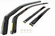 Set of Windbreakers Front and Rear Car Dark Fime for Kia Stonic 4pcs