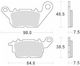 SBS Мотоциклетни накладки Forward за Yamaha TT / Криптон / N-Max 155 / N-Max 125