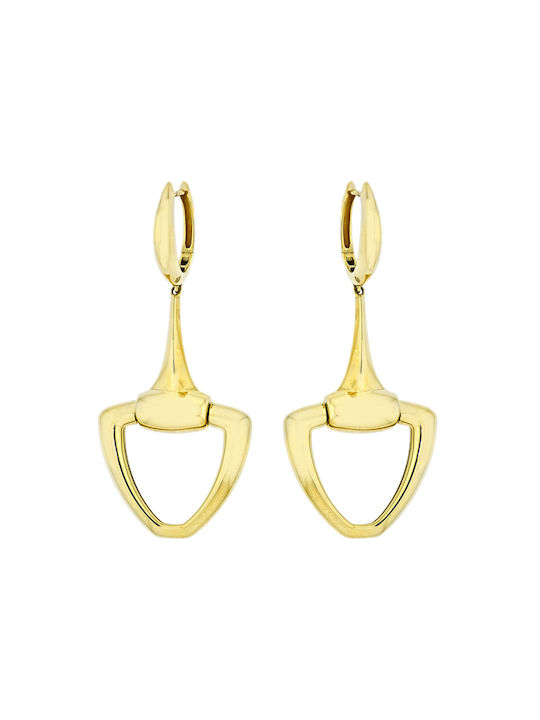 Earrings Pendants made of Gold 14K