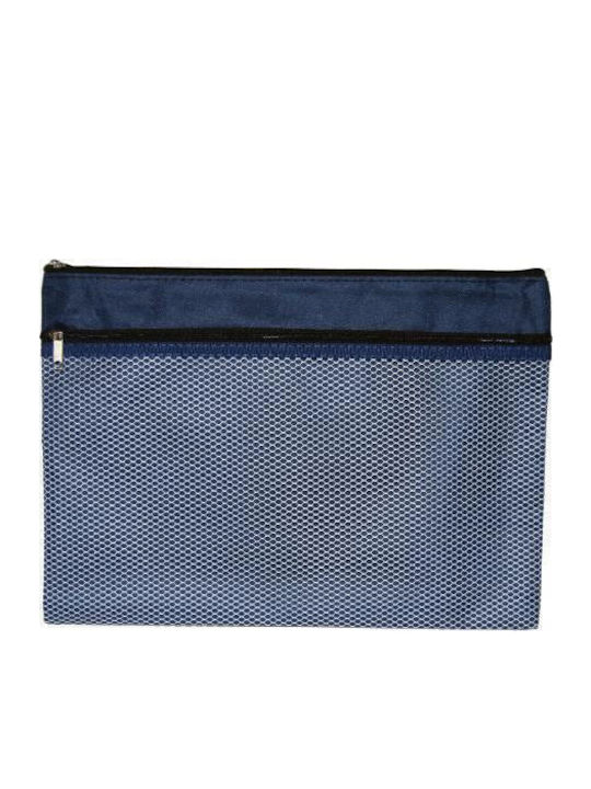 Necessaire in Marineblau Farbe